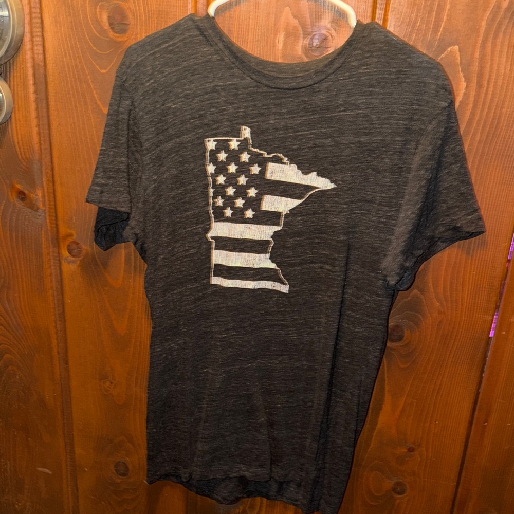 State of Mine Black and White Minnesota Graphic Tee